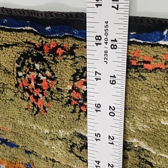 Vintage JFK Co Collectors Tapestry American Flag USA Capitol Velvet Tapestry - Picture 6 of 12